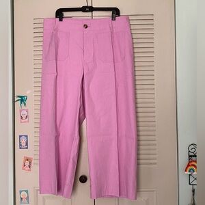 Maeve Lavender Cropped Trousers
